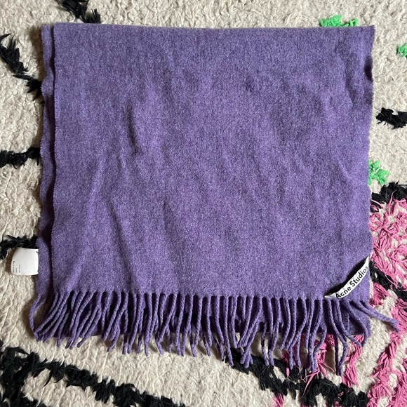 Acne studios scarf - lilac purple - Picture 2 of 6